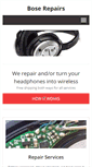 Mobile Screenshot of boserepairs.com